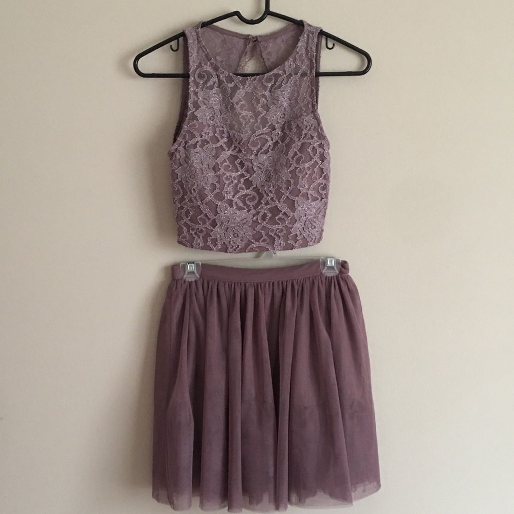 Windsor Lilac/Lavender Two-Piece Homecoming Dress